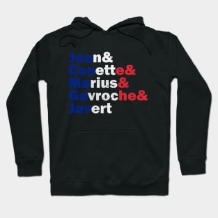 Les Misérables - Characters Hoodie